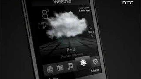 HTC Touch Diamond: TouchFLO 3D -- Weather (High-Res)