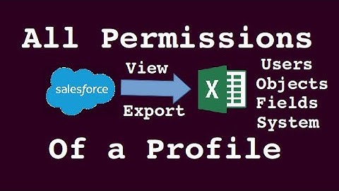 View All Profile Permissions