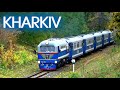 Тепловоз ТУ2-054 | Дитяча залізниця | Kharkiv | TU2-054 with train