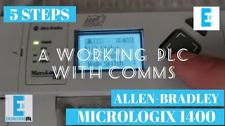 Engineering project - 5 Steps to test an Allen-Bradley MicroLogix 1400 PLC