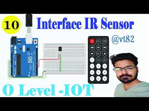 interface IR sensor with arduino || O Level iot practical class day 10 ...