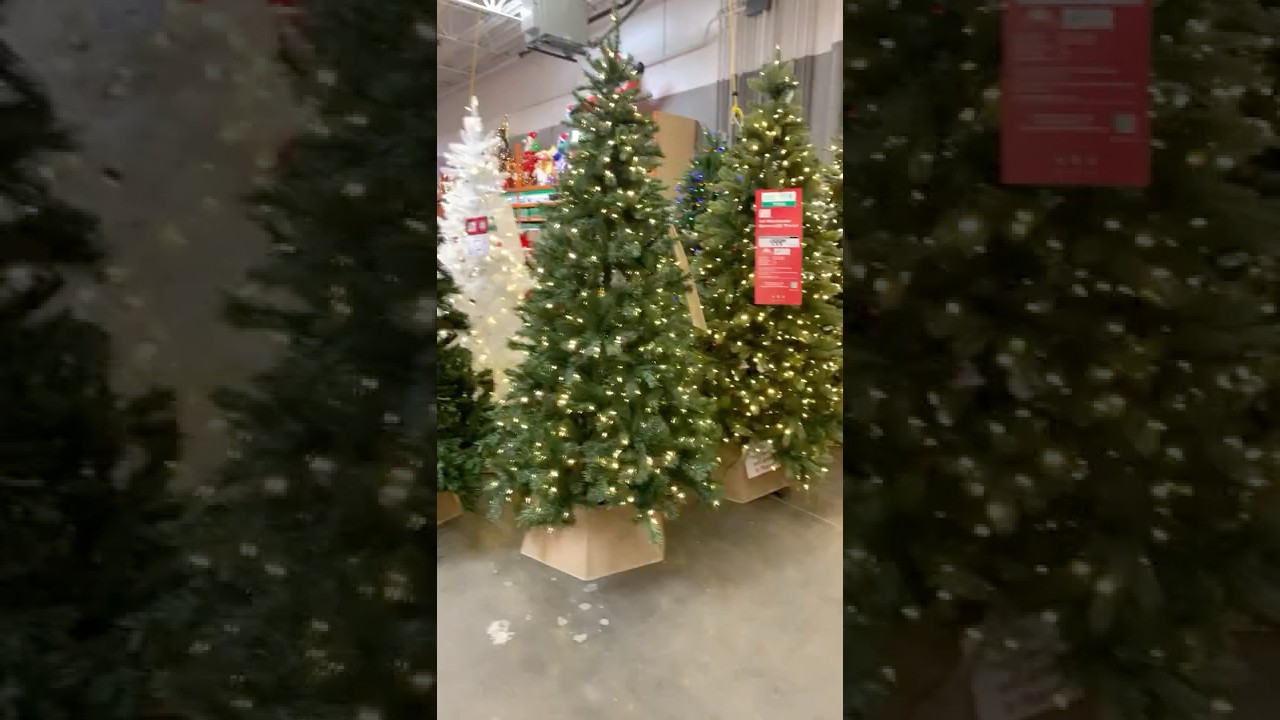 Árboles de navidad en Home Depot #Shorts - YouTube