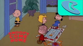 The Peanuts Gang Playing Monopoly  Snoopy Come Home  Summerang