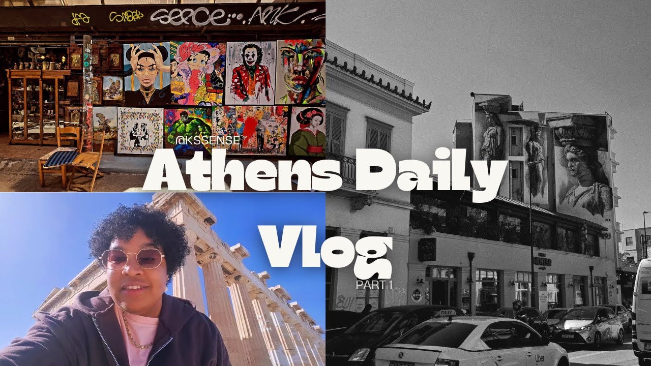 Black Lesbian travels to ATHENS! Part 1 VLOG