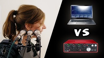 Interface vs. Laptop Onboard Soundcard | Sound Quality Comparison