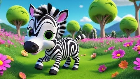 Zigzag Zebra on the Run + More Nursery Rhymes & Kids Songs