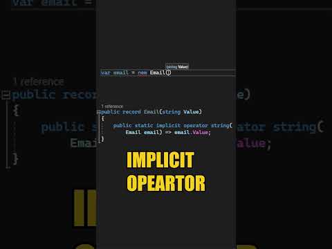 What Is The C# Implicit Operator? #shorts