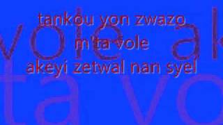 Video thumbnail of "michael benjamin-vole "si'm te gen zel" lyrics"