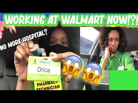 Working at Walmart!?! PHARMACY TECHNICIAN| GIVEAWAY