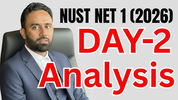 NUST NET 1 Day 2 Paper Analysis I NUST NET 1 2nd Day Tests Discussion NUST NET 1 23rd November Test