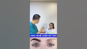 Xóa chân mày đậm màu | Thẩm Mỹ Viện Hoa Anh #thammyvienhoaanh