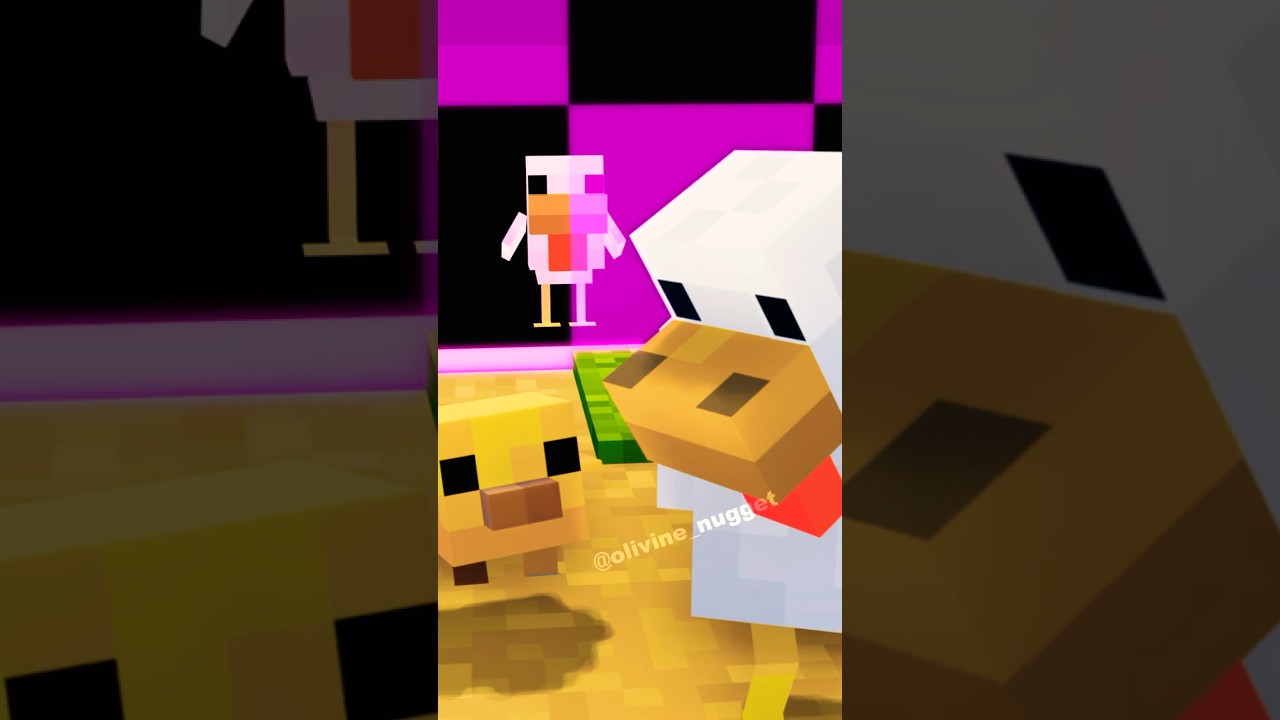 境界のむこう Tiny Takeover🐥Left Behind🐔Minecraft Animation