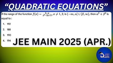 If the range of the function f(x) = 5-x/x²−3x+2, x ≠ 1,2, is (−∞, α] ∪ [β, ∞), then...| Doubtify JEE