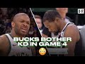 KD Frustrated With Bucks Defense And Refs In Game 4 Loss