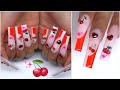 Kawaii Easy Cherry Airbrush DIY Press-On Nails ft. MODELONES