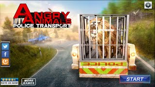 Angry Animals Police Transport - Simulation Game Wildlife - Gameplay screenshot 4