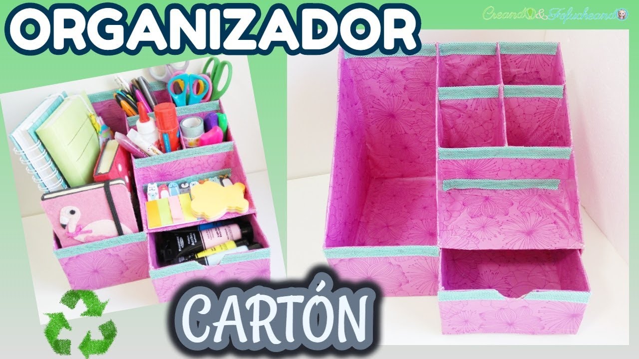 Crea un organizador con cajas. # DIY ¿Qué te parece? www.quintaencinos.com