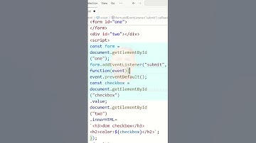 JavaScript Tutorial for Beginners / JavaScript learn / Dom form checkbox tag