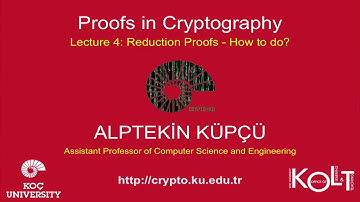 Proofs in Cryptography  Lecture 4 Reduction Proofs   How to do
