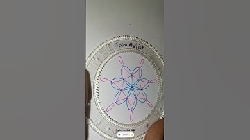 Beautiful rangoli design by spirograph tool। #shorts #ytshorts #spirograph #satisfying #asmr #2023