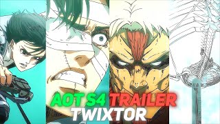 Attack On An S 4 Part 4 Trailer Twixtor Clips For Edit 4K No Cc