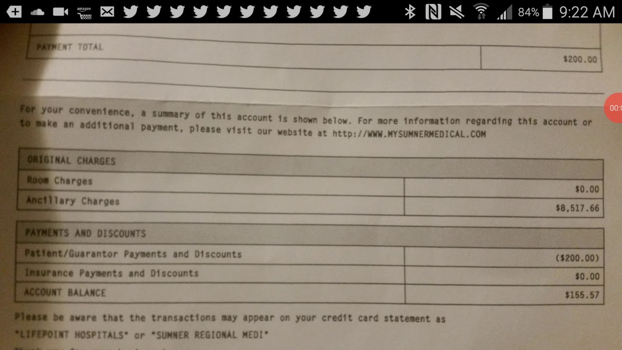 This is What The Insurance Even Said The CT Scan Costs
