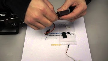 How to Bind a LemonRX DSM2 8 Channel receiver with Satellite to Spektrum Radio