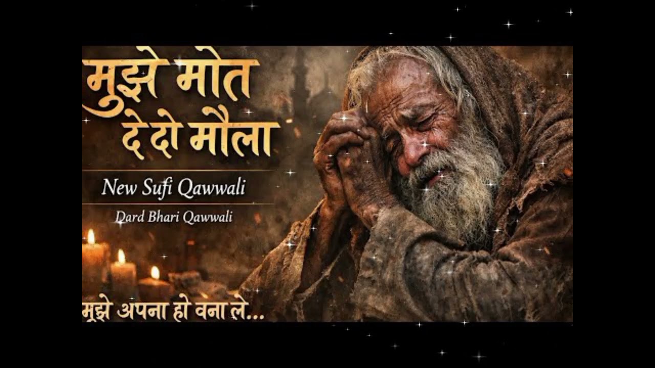 मुझे मौत दे दे मौला 💔 | Heart Touching Sufi Qawwali 2026 | Ishq-E-Majazi Se Ishq-E-Haqiqi Tak |