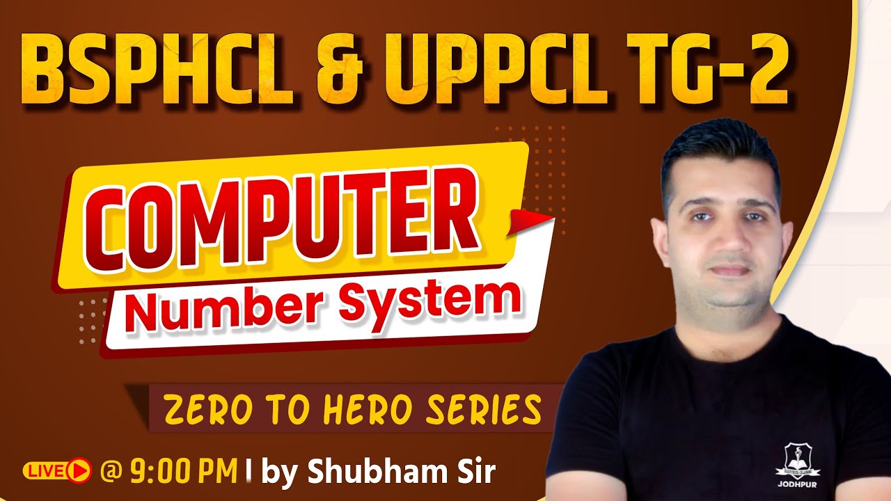 Number system computer by shubham sir special for bsphcl technician