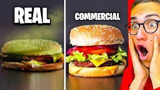 Reacting To INSANE COMMERCIALS VS. REAL LIFE!