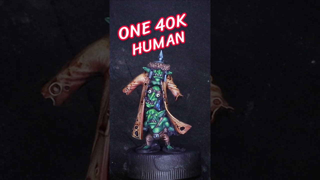 3 Grots in a Trench Coat are SNEAKY in Warhammer 40k #warhammer40k #spacemarines #craft