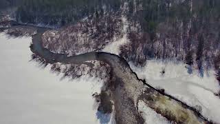 Река Турья. Съемка с квадрокоптера.