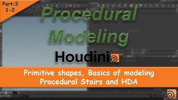 HOUDINI 103.1 Procedural Modeling Part 1 | Introduction to procedural modeling in Houdini