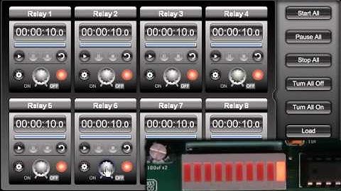 Control 8-channel Relay Board with Quick Timer R8X