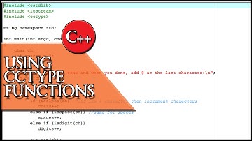 C++ Using CCTYPE functions