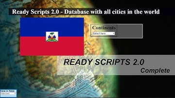 List of cities and provinces in Hayti database - Ready Scripts 2.0