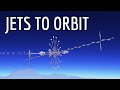 Orbiting Kerbin using ONLY Jet Engines! | Stock KSP 1.7