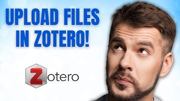 How to Upload Files to Zotero (2025 Step-by-Step Tutorial for Researchers)