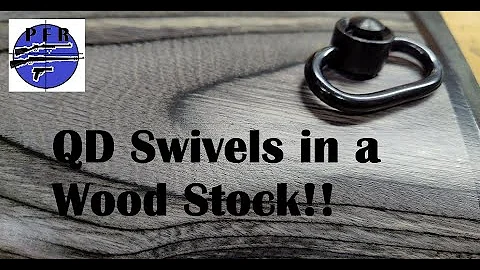 QD Sling Swivel Mount for Wood Stocks