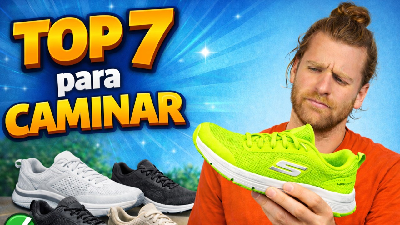 Si caminas mucho, estas son las zapatillas que necesitas (Top 7)