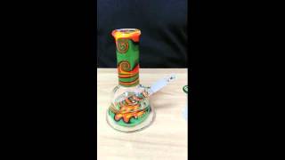 Minitube Glass vapor rigs oil dabbers rigs with USA High Quality Colored