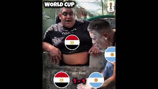 Argentina vs Egypt ☠️ #worldcup