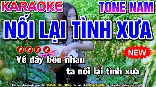 Nối Lại Tình Xưa Karaoke Nhạc Sống Tone Nam ( PHỐI HAY ) - Karaoke Mai Phạm