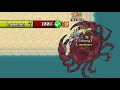 Solo crab using tickseed and powerups pocket ants