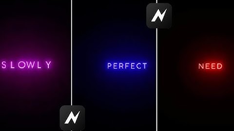 How To Make Glowing Lyrics Status Editing | Node Video Editing| New Trending Text Animation Tutorial