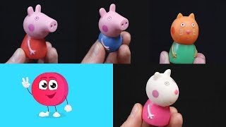 Peppa Pig Songs Finger Family Music, Singing, Fun, Learn Character Names With Toys For Kids