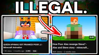 The ILLEGAL Minecraft Videos Youtube WON’T Take Down…