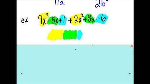 Mrs. Mutch  NRF 10  Unit 2 - Video-1 Add Subtract Polynomials