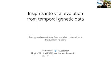 Insights into viral evolution from temporal genetic data