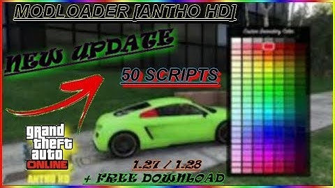 [NEW] MODLOADER ANTHO HD [GTAV/1.27-1.28/PS3] + FREE DOWNLOAD